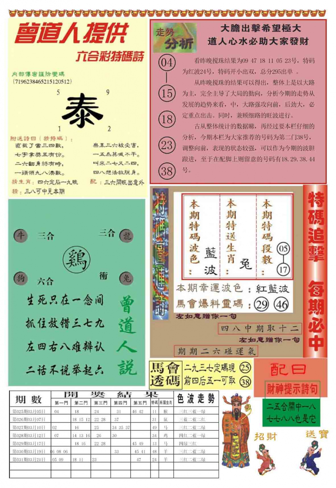 032期曾道人内幕B加大版[图]